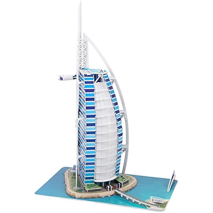 CUBIC FUN BURJ AL ARAB 3D PUZZLE, 101 PIECES - Image 3